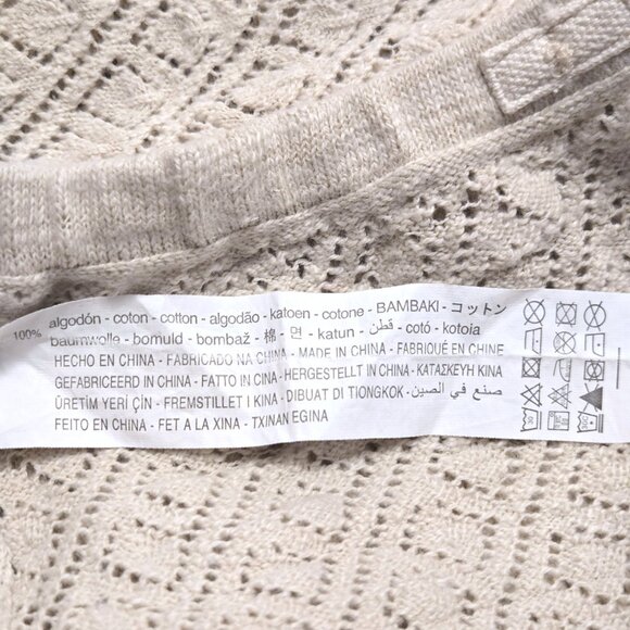 Zara Baby 2pc Crochet Knit Set - Cardigan & Bloomer Shorts - Size 3-6 Months - Picture 9 of 9